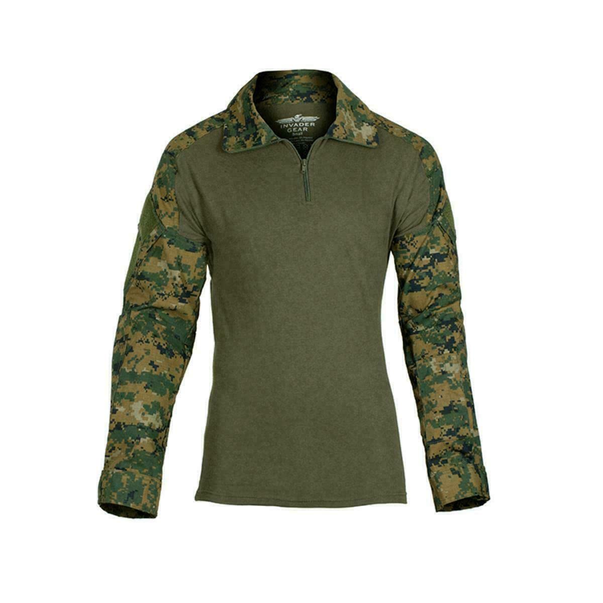 Invader Gear Short Sleeved UBACS Combat Shirt Marpat Camo Airsoft Army Style