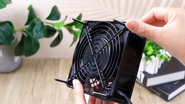 120V AC Fans 4 Pack 120mm AC Cooling Fans - 120V 18W 2850RPM Waterproof ...