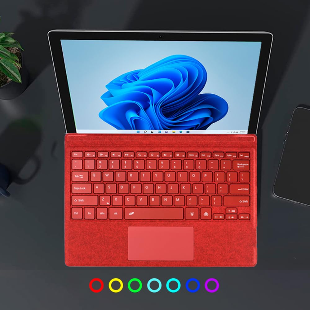 Tastiera retroilluminata Bluetooth 5.1 con design magnetico sottile per Pro 10 m, ideale per lavoro e gioco, ergonomica e compatta per una maggiore produttività