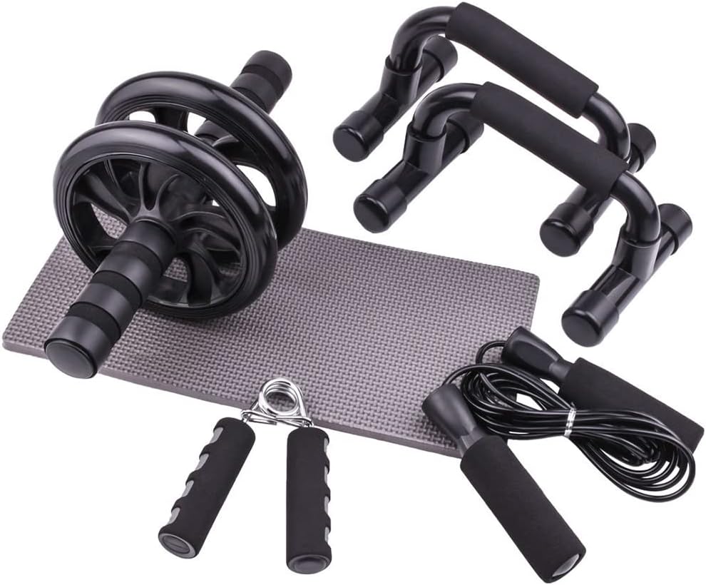 Bodybuilding Push Up Stand Abdominal Wheel for Set Muscle Training Fitness Equipment Resistance B Abdominal Wheel Set Roller for Fitness Purposes