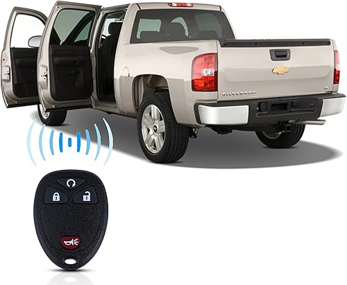 Miniatura 5 de Llavero de repuesto para automóvil de entrada sin llave para Chevy 2007-2014 Equinox Avalanche Silverado Escalade Suburban GMC Yukon OUC60270,