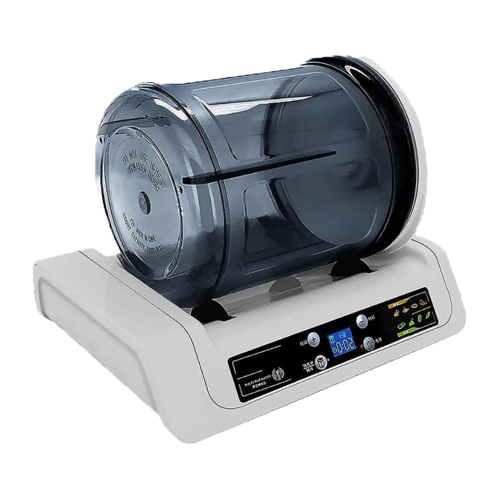 YXYLJOZ Automatic Vacuum Meat Tumbler Marinator, 5L Electric Marinating Machine with LED Touch Screen, 0-10h Timer, for Beef Mutton Pork Chicken