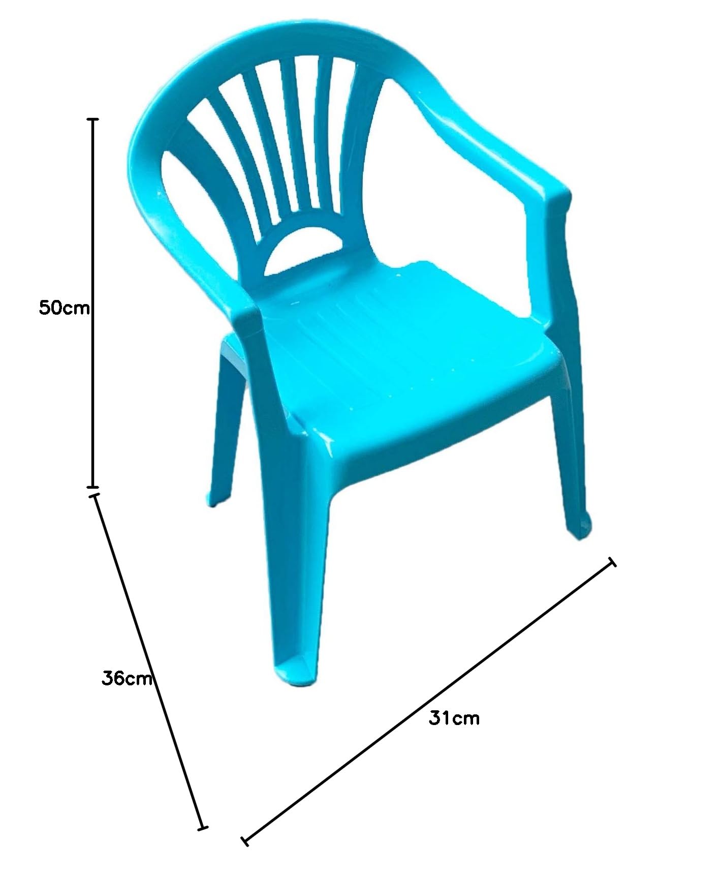 Silla de Plástico Infantil Colores Surtidos