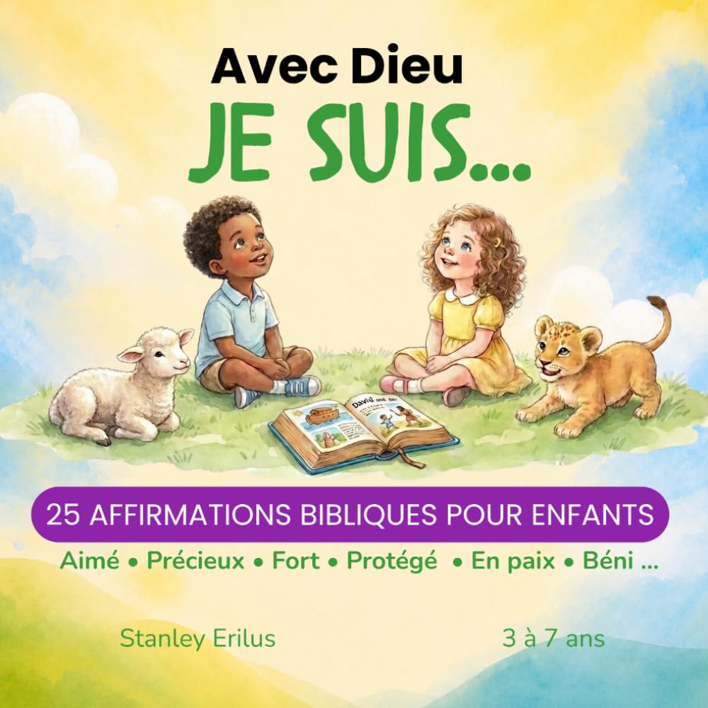 Avec Dieu je suis…: 25 affirmations bibliques pour enfants