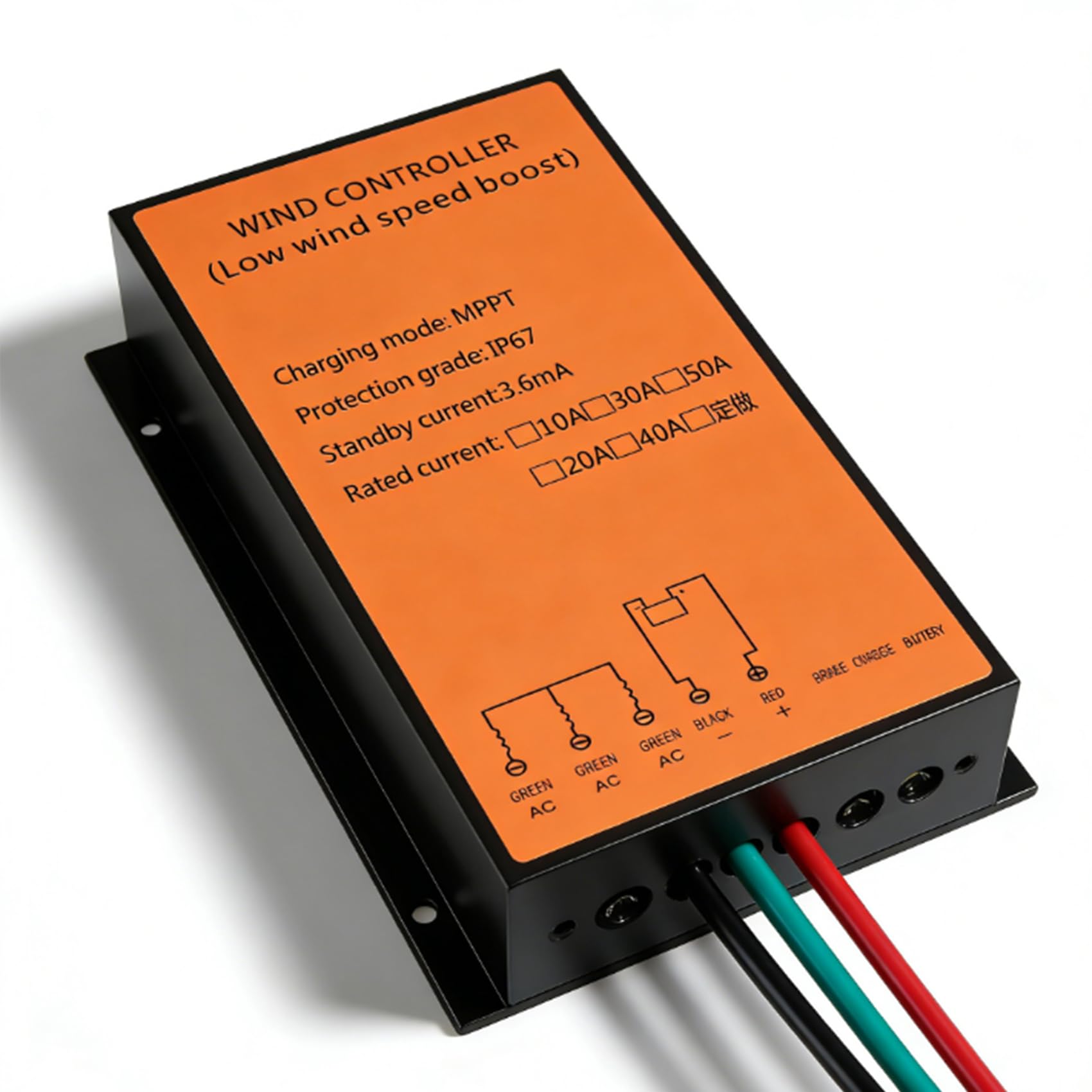 Kontroler wiatrowy 12V-220V o niskiej prędkości wiatru 1500W-3000W, do generatora wiatrowego AC/DC, 48V
