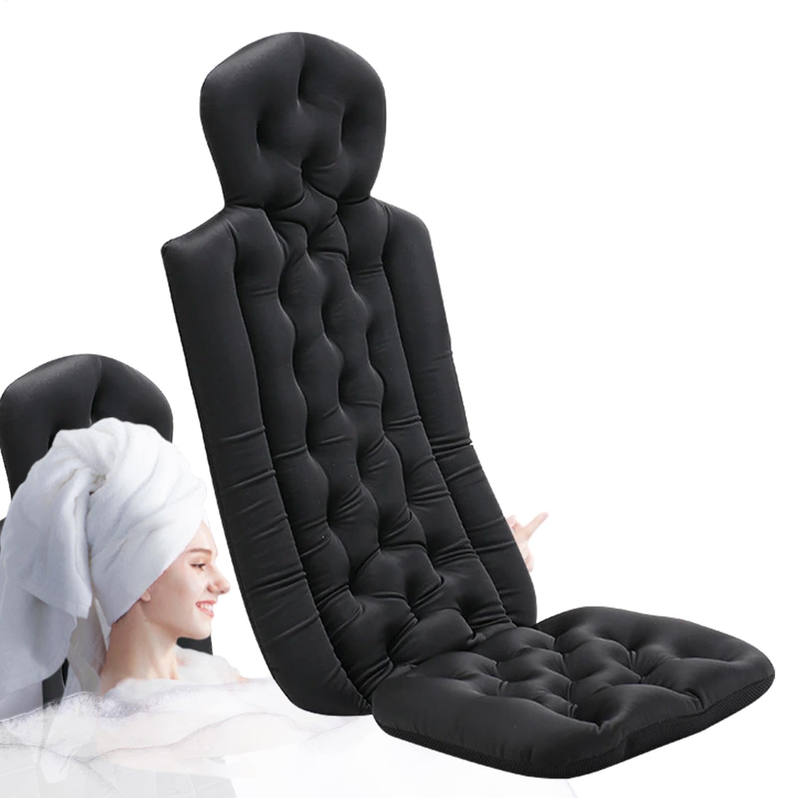 Almohada de baño de Cuerpo Completo,Cojín de baño para bañera,Almohada de