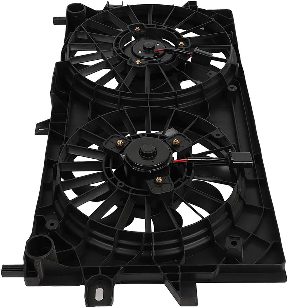ALEGE Radiator Condenser Fan Assembly Fit for 2006-2011 for Chevrolet Impala 2006-2007 for Chevrolet Monte Carlo, Replace OE:621420