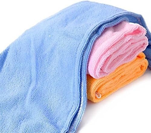 Miniatura 7 de Toalla de microfibra de secado rápido, turbante de secado de pelo, toalla suave para envolver el cabello, suministros de baño, toallas de salón