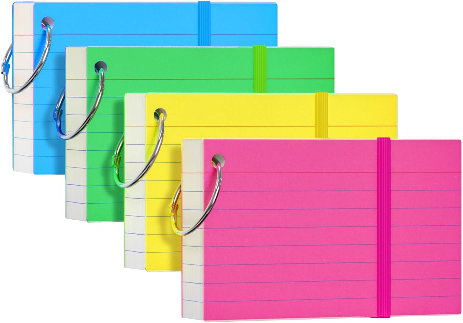 Index Cards 3x5 with Ring, 200Pack