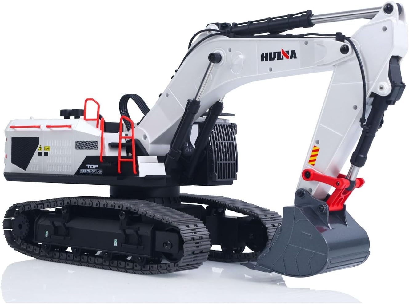 TOUCAN RC HOBBY US in Stock 1/14 HUINA RC Excavator Model 1594 Radio Light Sound Grab Grapple Hammer Battery Adult 14+