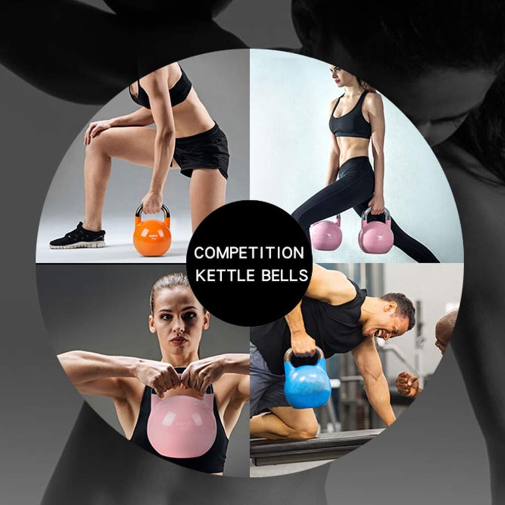 Kettlebell HUAHUA Professionale Atletica, Stampaggio di Un Pezzo, Resistenza alla Caduta, Resistenza alla Pressione, 4kg, 6kg, 8kg, 10kg, 12kg, 14kg, 16kg, 18kg, 20kg, 22kg (Size : 4kg)