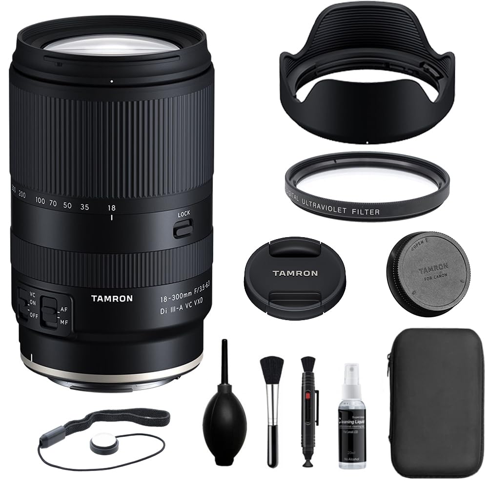 Amazon.com : Tamron 18-300mm f/3.5-6.3 Di III-A VC VXD Lens