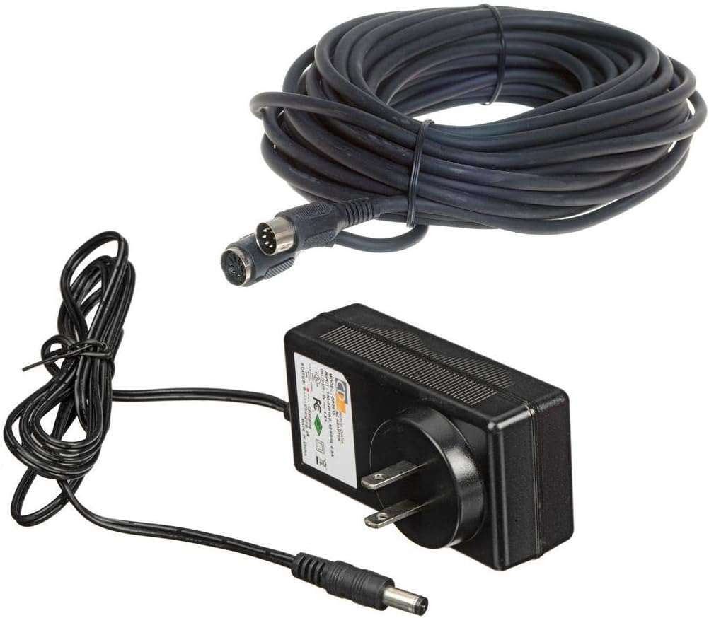 Bescor RE-50 50' Extension Cord and PS-260 A.C. Power Supply for MP-101 Pan Head Remote Control