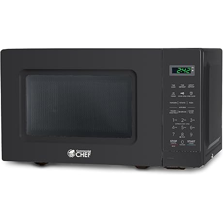 COMMERCIAL CHEF Mini Microwave for Dorm