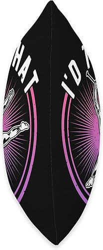 Miniatura 2 de Baton Twirling Gifts For Girls & Majorettes Twirler, I'd Twirl That, Dance Baton Majorette - Almohada de 18 x 18 pulgadas, multicolor