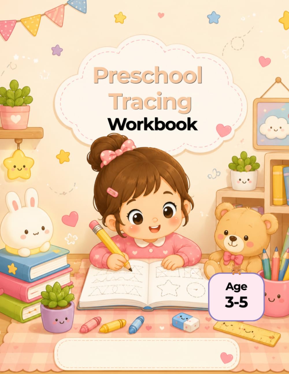 Preschool tracing workbook