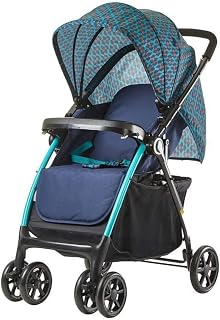 HOUKAI Infant Toddler Baby Stroller Carriage Carriage High Landscap Can Sit Umbrella Portable Folding Bidirectional Four Wheel Shock Absorber Travel Visor