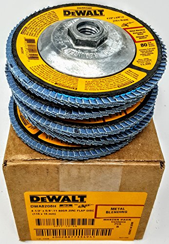 (Box of 5) Dewalt DWA8208H 4-1/2