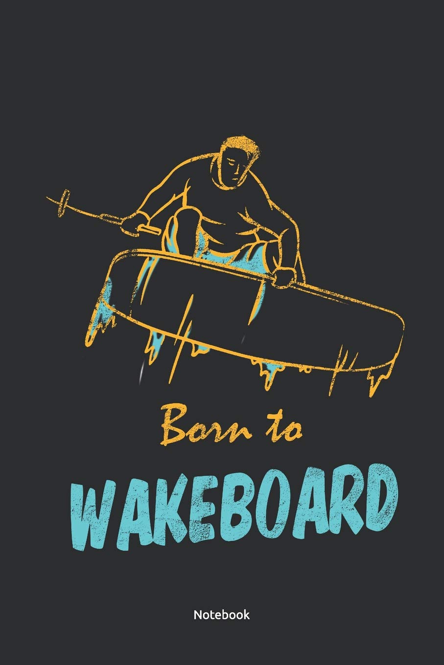 Notebook: Wakeboard and Kite Surfing Notebook lined 100 pages lined, white paper, 6x9inches, matte softcover , (great as notebook, recipe book, songbook, diary,)