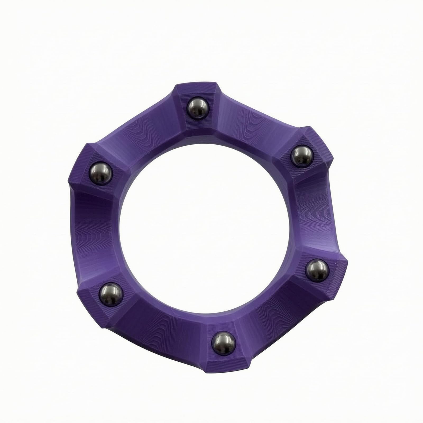 Metal Bearings Bowling Ball Polishing Stand Purple | Rotation Construction Size Metal Purple-image-36