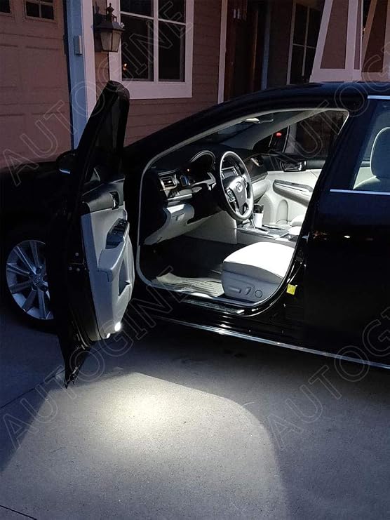 AUTOGINE 17 Piece White Interior LED Lights Kit for Toyota Avalon 2005 2006 2007 2008 2009 2010 2011 2012 Super Bright 6000K Interior LED Light Bulbs Package + Install Tool