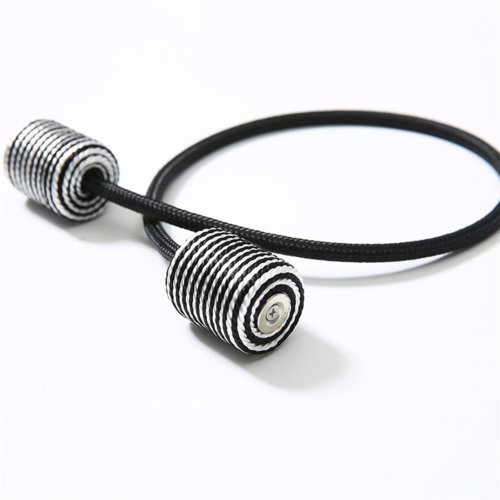 Magnetische Vorhang-Raffhalter, 2 Stück, Raffhalter mit Seilschnalle, dekoratives Raffhalter, Zubehör für Heimdekoration