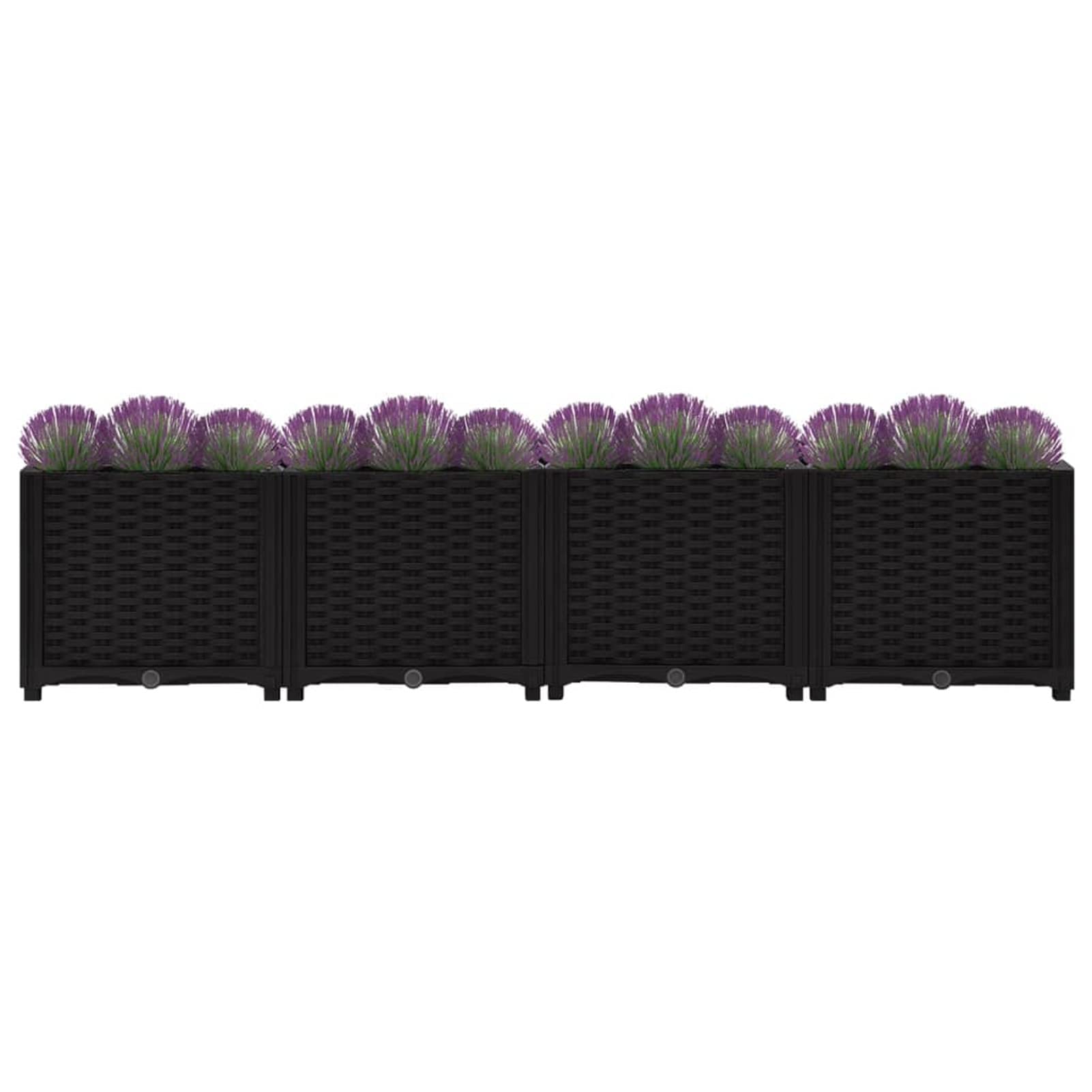 Arriate, Mesa De Cultivo, Huerto Domestico, Cultivo De Plantas Aromaticas, Arriate De Jardín,Arriate Huerto, 160x40x38 cm Polipropileno