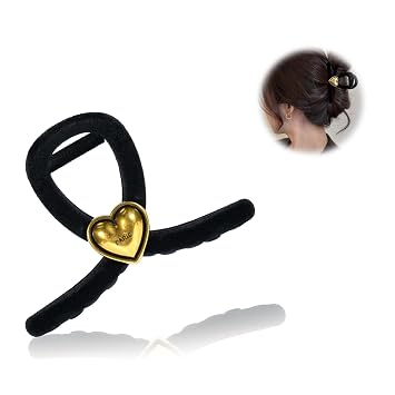 Fashion hair clips for women,Luxury velvet small claw clips for women girls for thin hair, Women girls hair clips for styling.3 Inch.#1