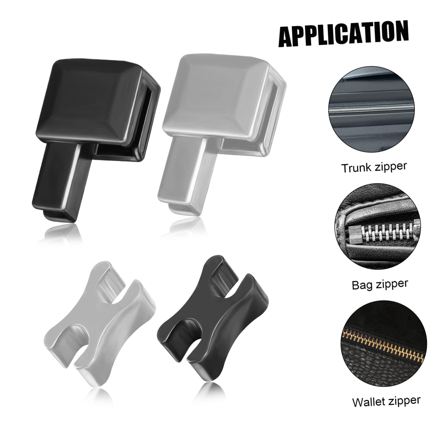 Tofficu 5piezas Kit De Reparación De Cremalleras De Metal Herramientas De Reemplazo Para Ropa Chaquetas Jeans y Mochilas Solución Rápida y Efectiva Para Cremalleras Dañadas