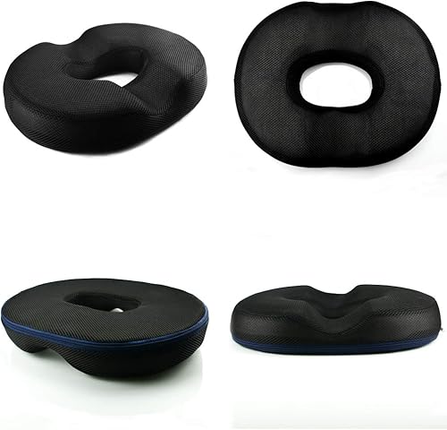 Miniatura 2 de Almohada de dona para el dolor del coxis, almohada firme de dona de coxis de hemorroides, cojín firme de espuma viscoelástica, alivio del dolor para