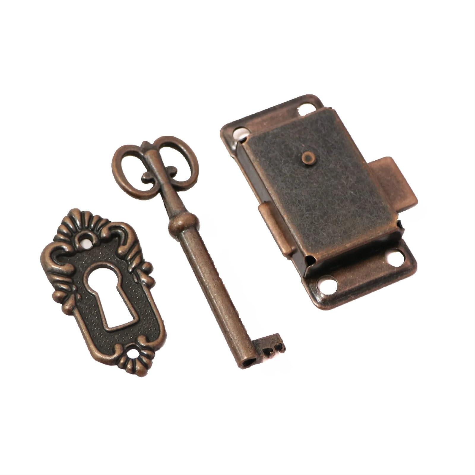 Drawer Lock，Antique Iron Door Lock Cabinet Style Locks