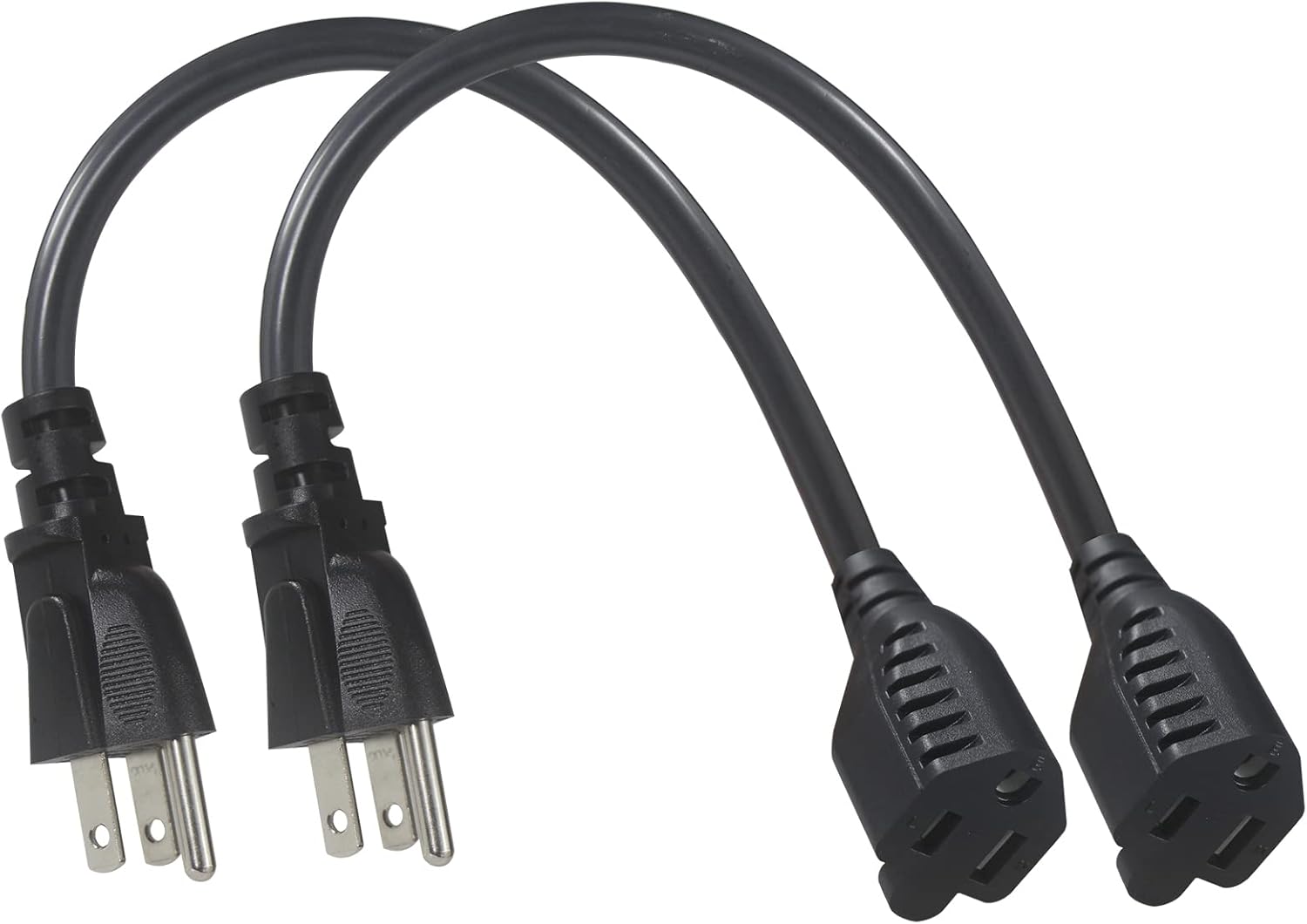 1FT Short Power Extension Cord 1FT Short 3 Prong