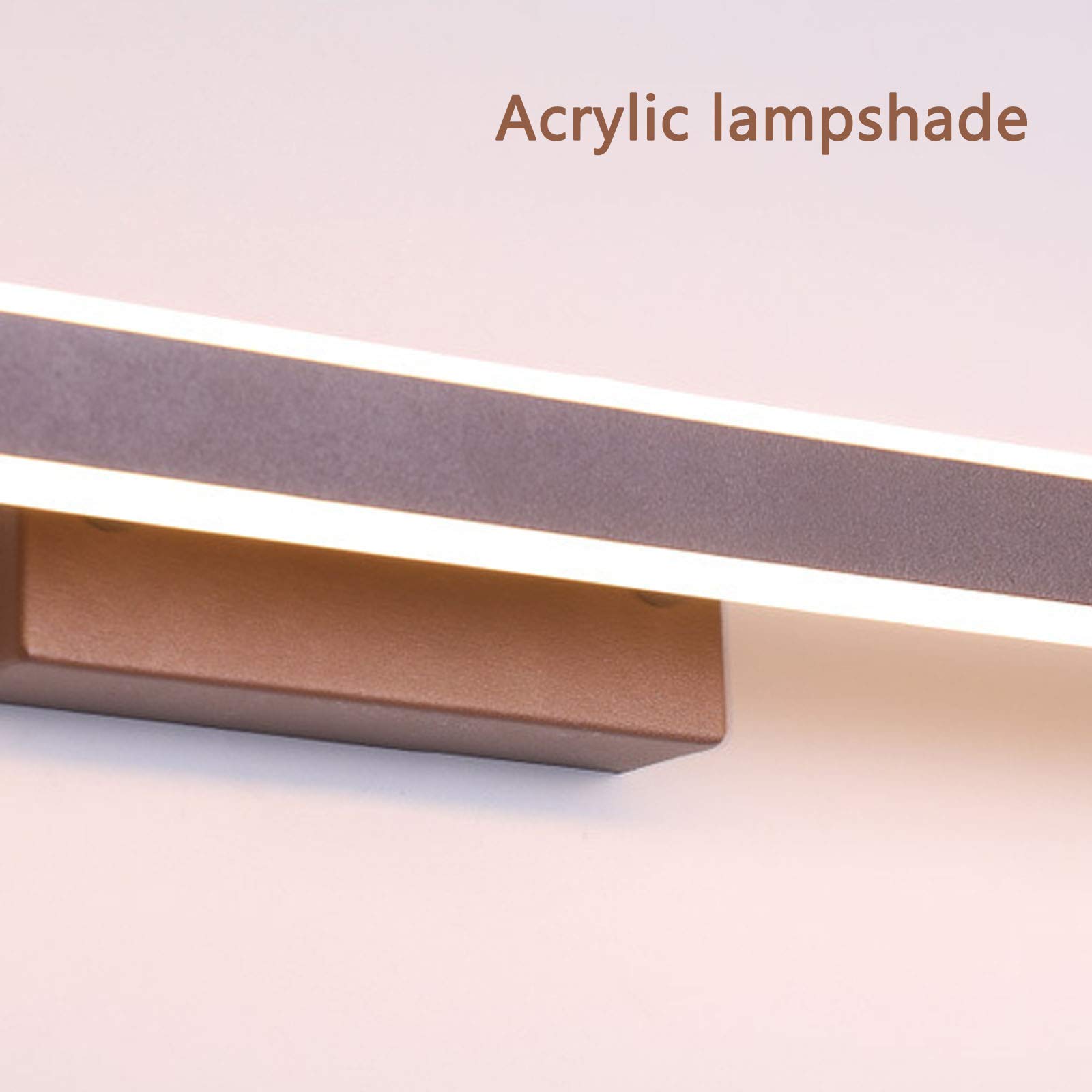 Vintage Copper Bathroom Wall Light - Picture Light LED 8W 45CM Lamp For Bedroom - Vanity Room Picture Lighting For Picture Frame Artworking Portrait