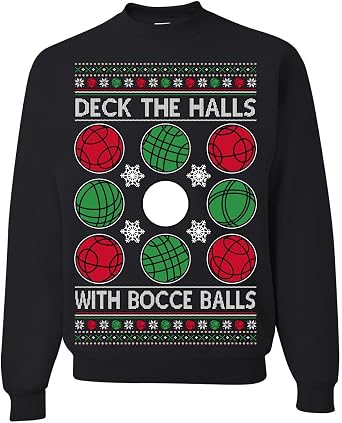 Wild Bobby Jing a Di Jing Dominick the Italian Christmas Donkey Ugly Christmas Sweater Crewneck Sweatshirt