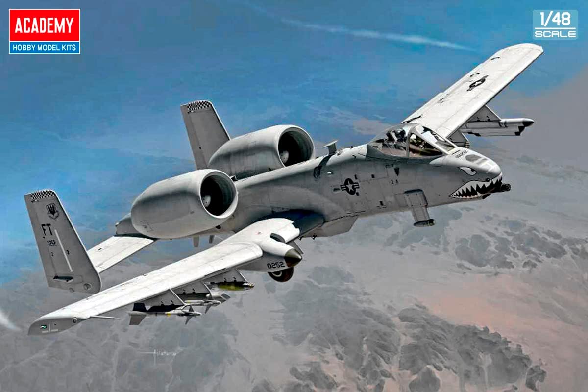 Academy 120116 492348 1/48 USAF A-10C 75Th Fs Flying Tigers, Multi-Colour