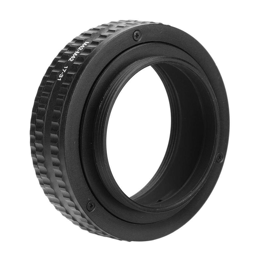 Vbestlife Regulowany adapter Helicoid z ogniskiem M42 do M42 skupiający helikoid adapter do montażu obiektywu makro rura akcesorium (17 mm-31 mm)