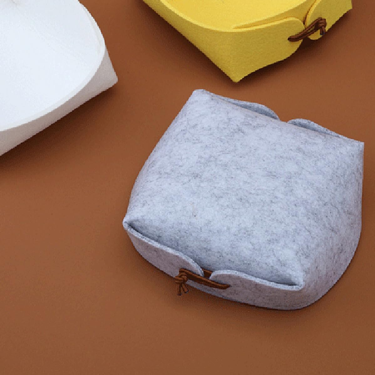 4pcs Felt Storage Container for Desktop Jewelry and Sundries Organizer image 5