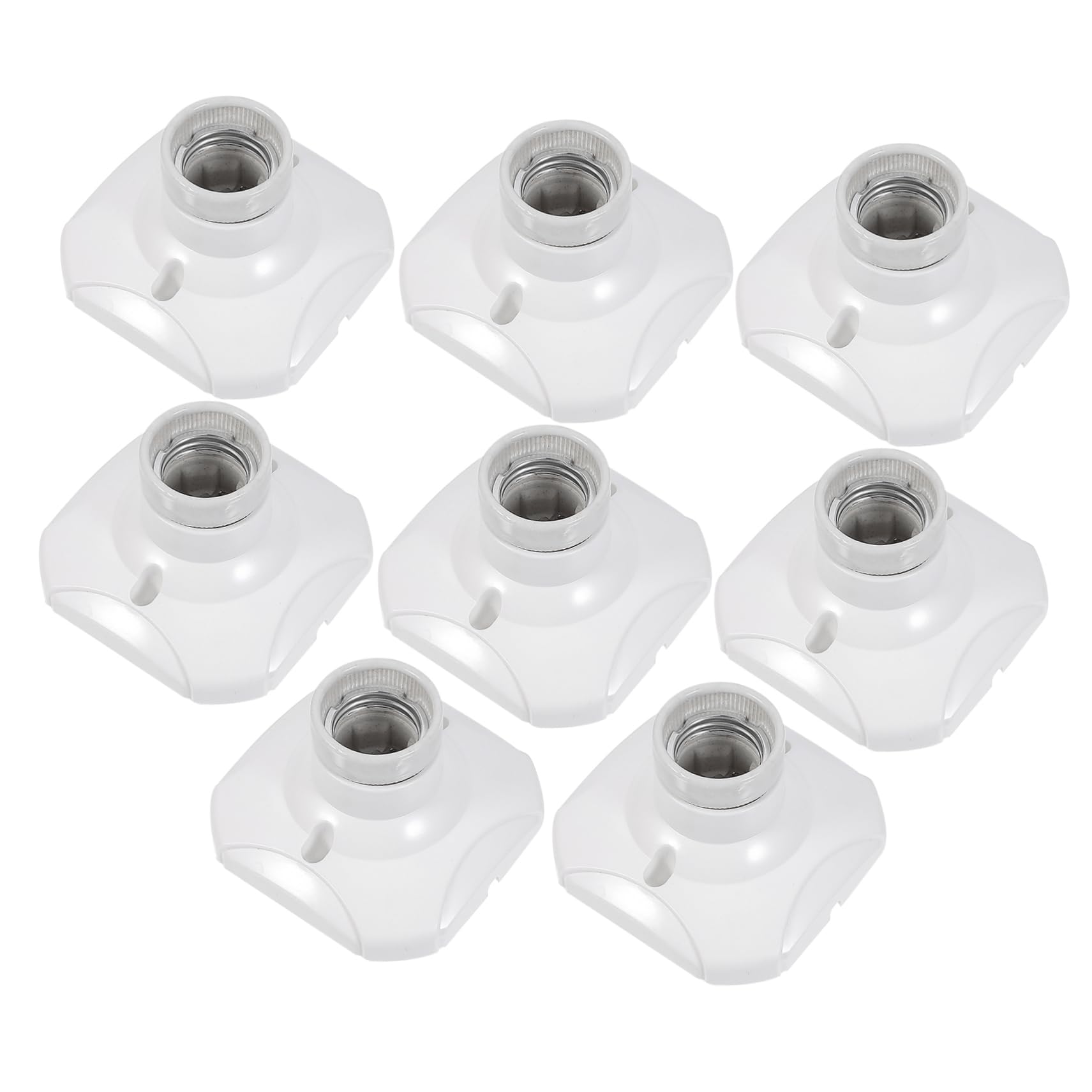 VILLCASE 24 pièces Douilles Lampes Céramique Résistantes Au Feu Supports Dampoule pour Usage