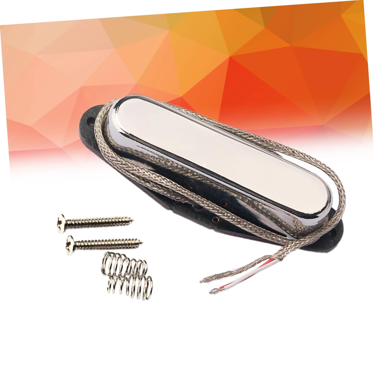 Pickup per Chitarra Elettrica Vintage Gma01 Set 5 Nero | 5 Magneti, Bobina in Fibra, Base in Rame, Sostituzione per Bassi e Strumenti Elettrici