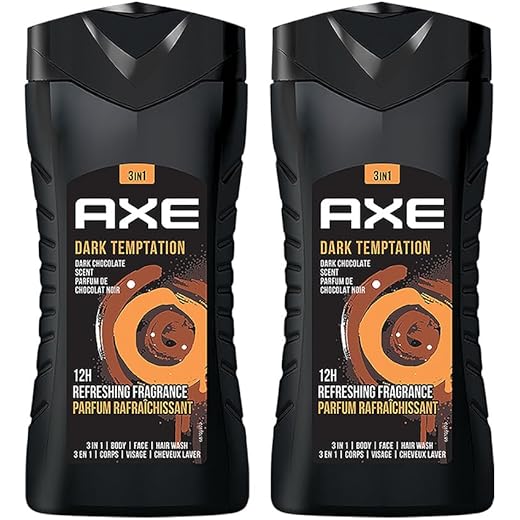 Axe Temptation Shower Gel - Twin Pack 250 ml