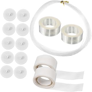 Balloon Accessories Set with Adhesive Dots, Plastic Sticker Hook