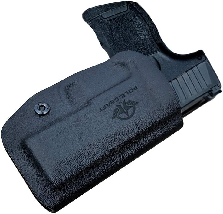 Sig P365 Holsters, P365 Holsters OWB Kydex Holster Custom Fit: Sig Sauer P365 / P365 SAS / P365 X Pistol - Outside Waistband Carry 1.5-2 Inch Belt Clip - Adj. Width Height Retention Cant, Entrance Widened