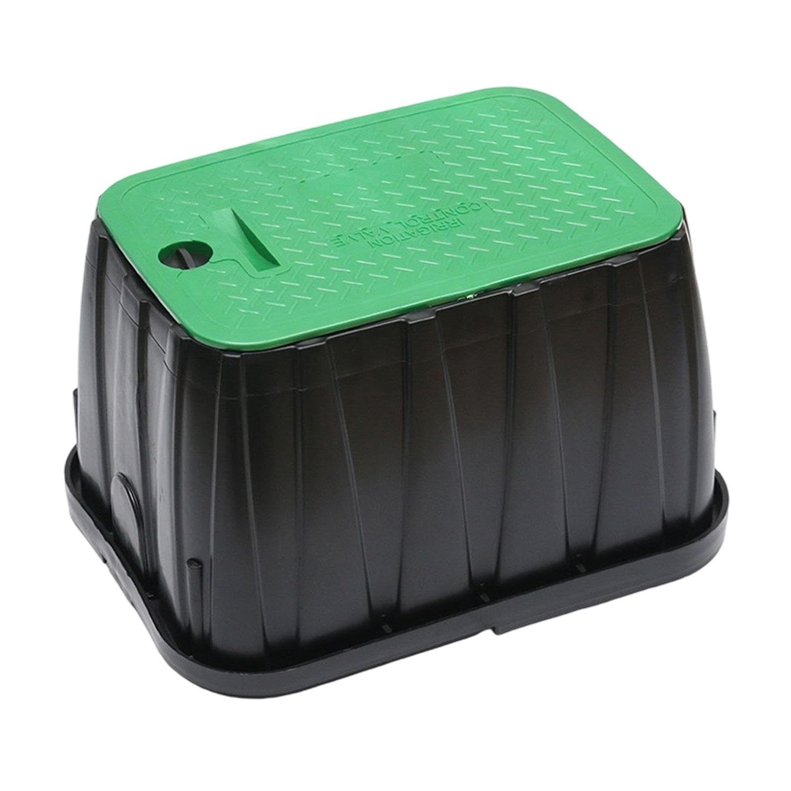 KESOTO Arqueta de Riego para Riego, Protección, Instalación Rápida, Resistente, con Tapa, para Césped Subterráneo