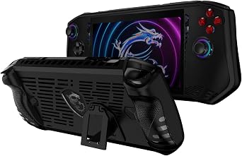غطاء واقي متوافق مع Msi Claw ، غطاء واقي TPU ناعم مع Kickstand لوحدة تحكم Msi Claw المحمولة