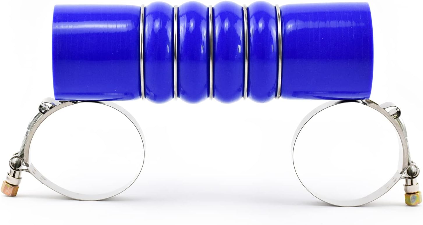 Silicone Upper Radiator Coolant Hose With Clamps 2.5" ID Fit for Kenworth Paccar Peterbilt Replacement F50-6308 28359