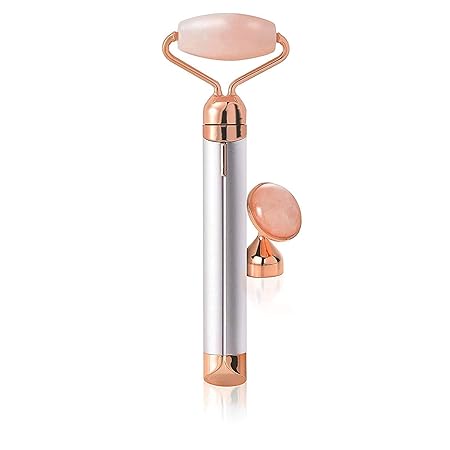 BAWALY facial massager machine With 2 Attachment vibration machine | AA Battery Provided | face massager Roller for skin