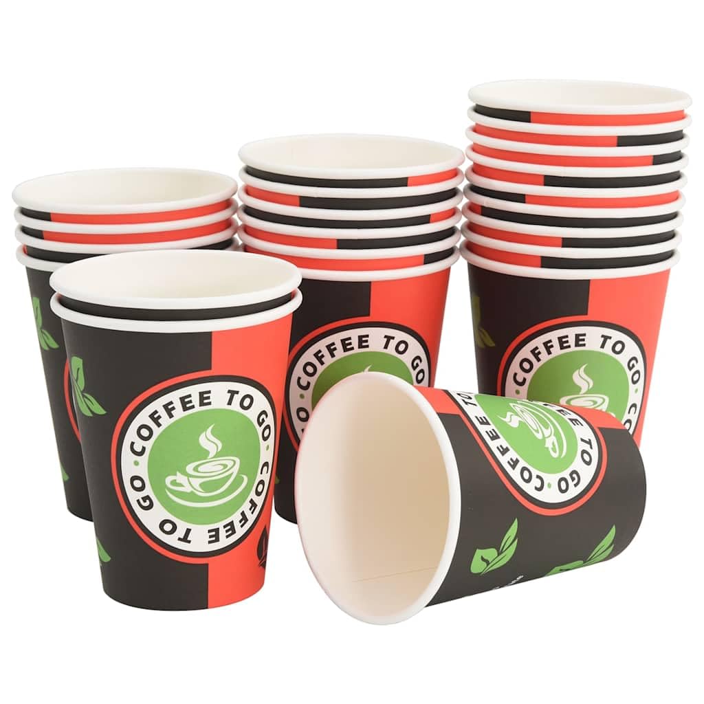 Tazze da caffè in Carta con Coperchi 1000 pz 4oz 100 ml,Bicchieri USA e Getta,Tazze da caffè in Carta-3325213