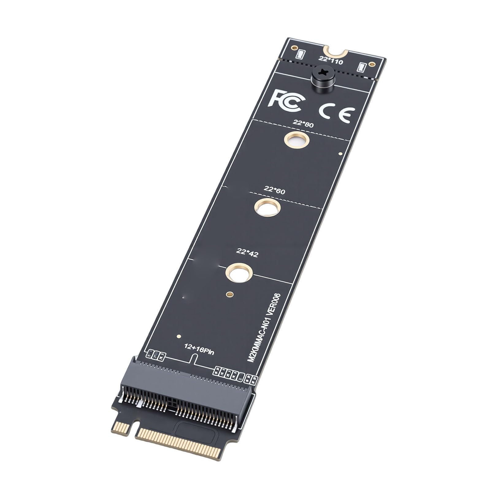 Karta Konwertera High Speed ​​12 16 Pin SSD na M.2 KEY-M do Laptopa z Systemem OS X 2013-2017 Plug and Play, dla Użytkowników Pro i Air