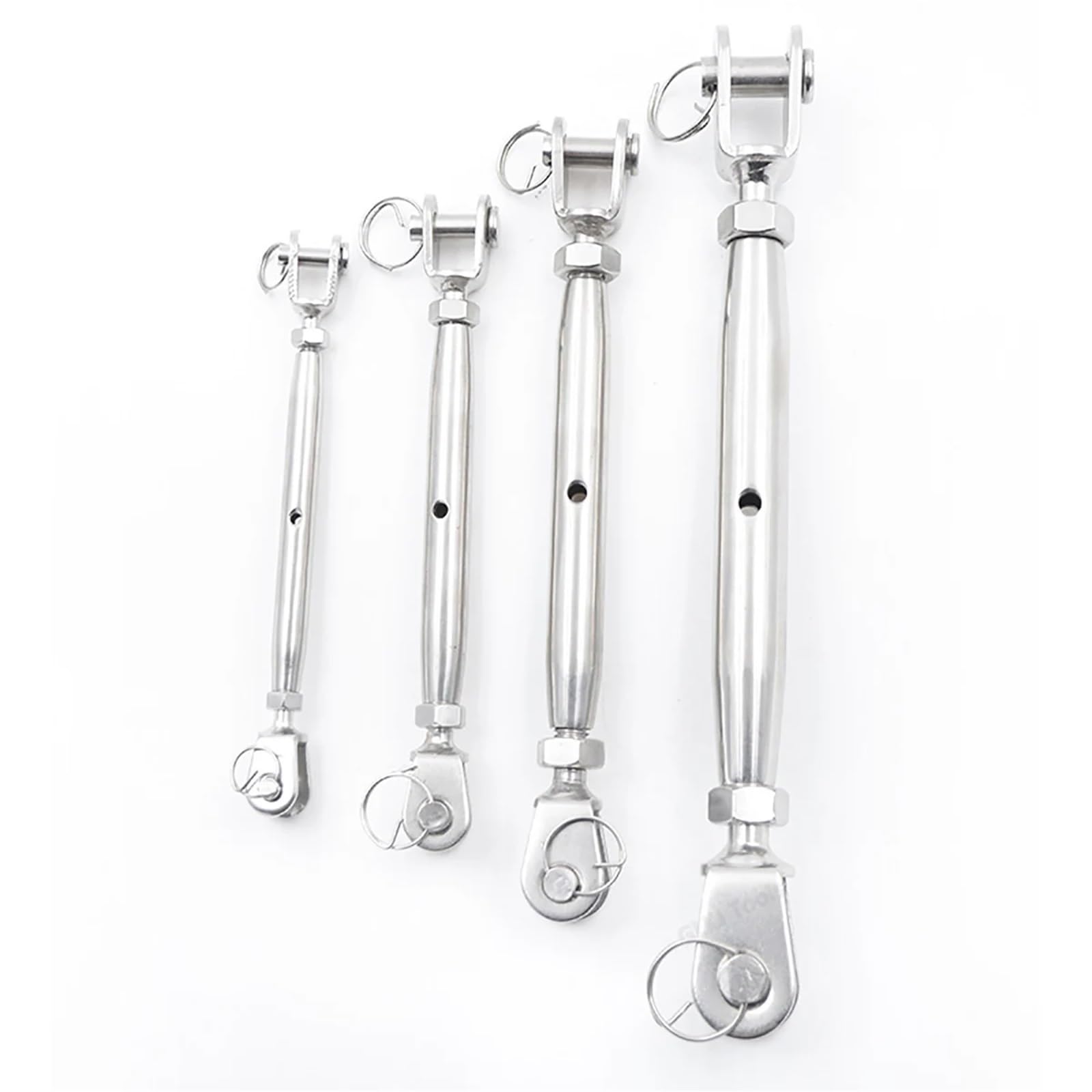 Tendeur Fil De Fer 1 pièces M5 M6 M8 M10 M12 M14 M16 M20 M24 Acier Inoxydable 304/316 tendeur Boulon câble tendeur tendeur connecteur serré(M16,316 Stainless Steel)