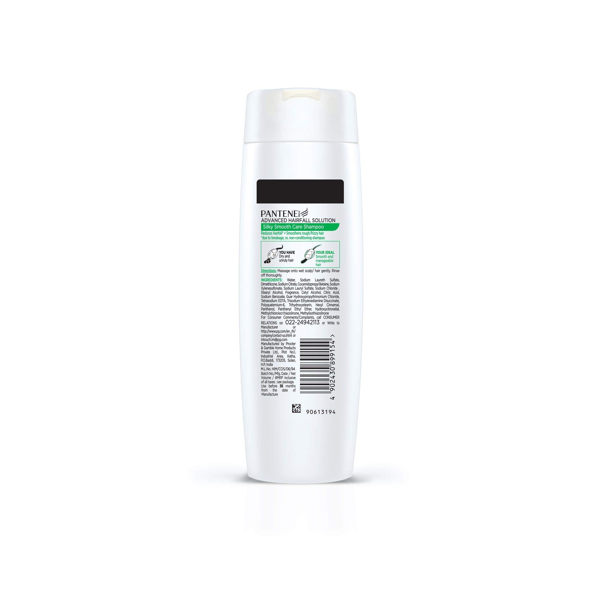 Pantene Advanced Hair Fall Solution Silky Smooth Care Conditioner, 180 ml And Pantene Advanced Hair Fall Solution Silky Smooth Care Shampoo, 340 ml 4